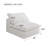 Sofa Middle Seater, Sofa, Modern Sofa, Cloud Sofa, White Sofa