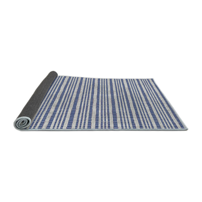 Striped Indoor Rug, Round 3'