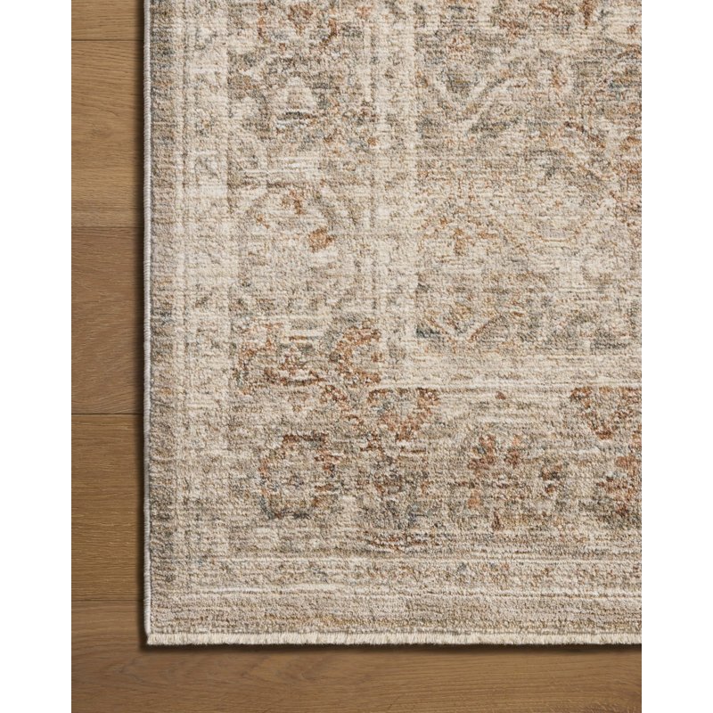 Tapis brume / argile Chris Loves Julia x Loloi Doris, 5 pi 0 po x 7 pi 6 po