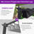 Purple Leaf 10 Ft. W X 10 Ft. D Aluminum Pergola With Canopy-90635505