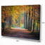 Wide Pathway in Yellow Fall Forest - Photograph Print-105845009-18438145