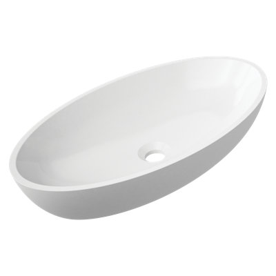 Belfry Bathroom Aldred 600 mm L x 350 mm W Oval Sink