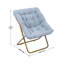 Fauteuil surdimensionné rembourré avec soucoupe et repose-pieds-2002764922