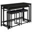 Ensemble de 4 tables de bout à hauteur de comptoir Kayrwan