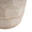 Outdoor/Indoor Lightweight Concrete Side Table,Travertine Finish