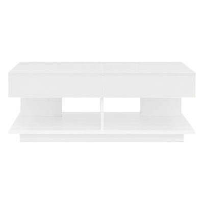 41.3''-76.7'' Extendable Coffee Table, Efficient Central Coffee Table with Multiple Storage Compartments, Multifunctional Adjustable Coffee Table with Hidden Storage Space for Living Room
