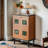 Elegant Wooden Retro Accent Cabinet