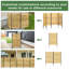 Écran d'intimité en bois de cèdre H 72,8 po x l 38,5 po Goodyo-122363355