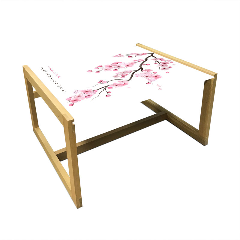 Ingfried Trestle Coffee Table, 40cm H x 74cm W x 62cm D