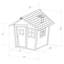 Alice AXI 144cm W x 157cm D Outdoor Hemlock Wood Playhouse