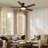 52" 5-Blade Modern Ceiling Fans with Lights and Remote Control-114222874