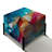 Poupart Multicolor Prism Party - Geometric Square Ottoman