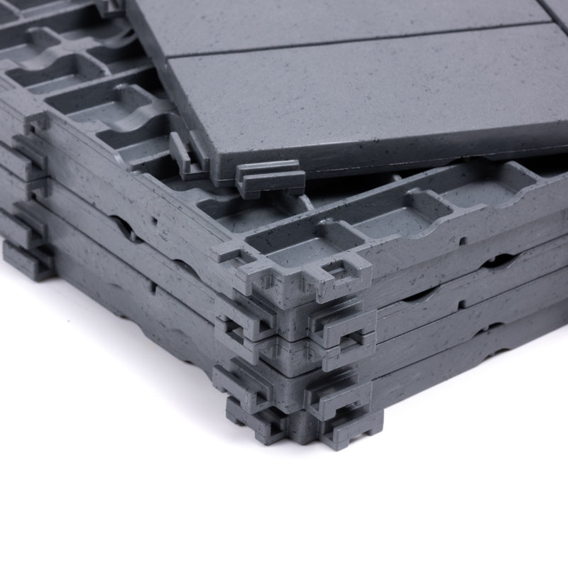 Bhateri 30cm L x 30cm W Composite Interlocking Deck Tile