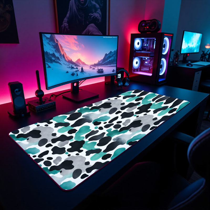 Polyester Desk Pad, 23.6x13.8