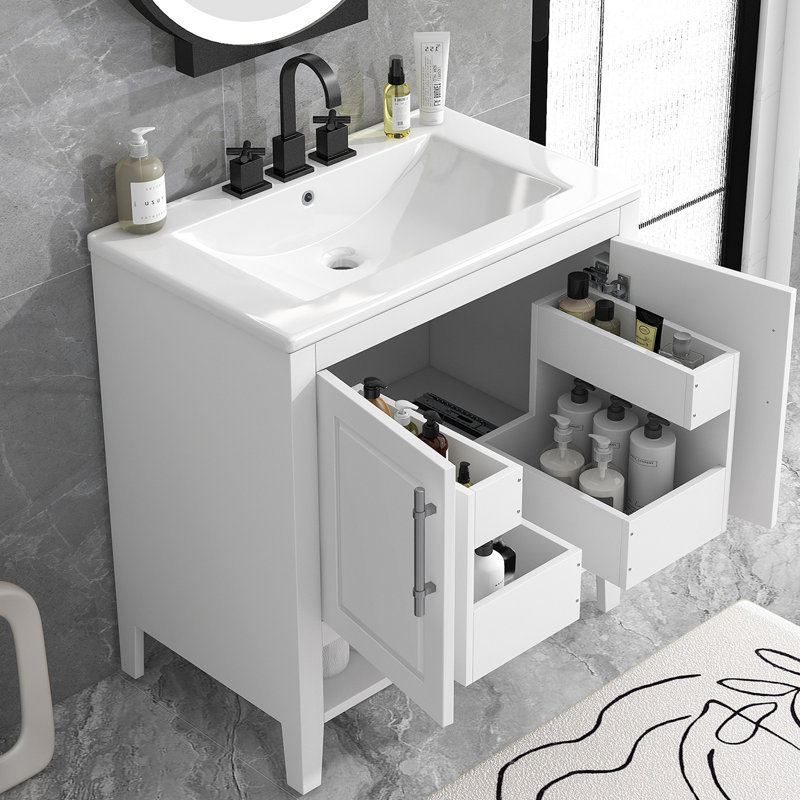 Ensemble de meuble-lavabo simple 30 po Pritesh