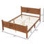 Wood Panel Platform Bed Frame With Wood Slat Support, No Box Spring Needed-1741348208-1741348206