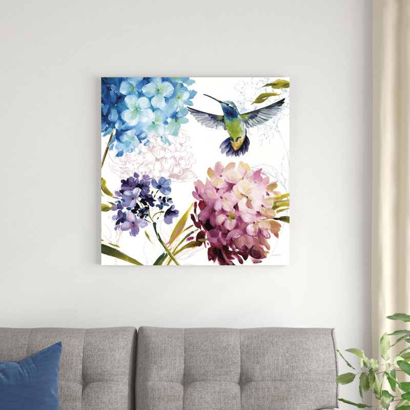 " Spring Nectar Square III ", 30" H x 30" W x 1.25" D