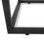 Banc en velours 53,54 po avec structure en métal-377869128