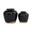Black 9'' Indoor / Outdoor Porcelain Floor Vase-1097852912