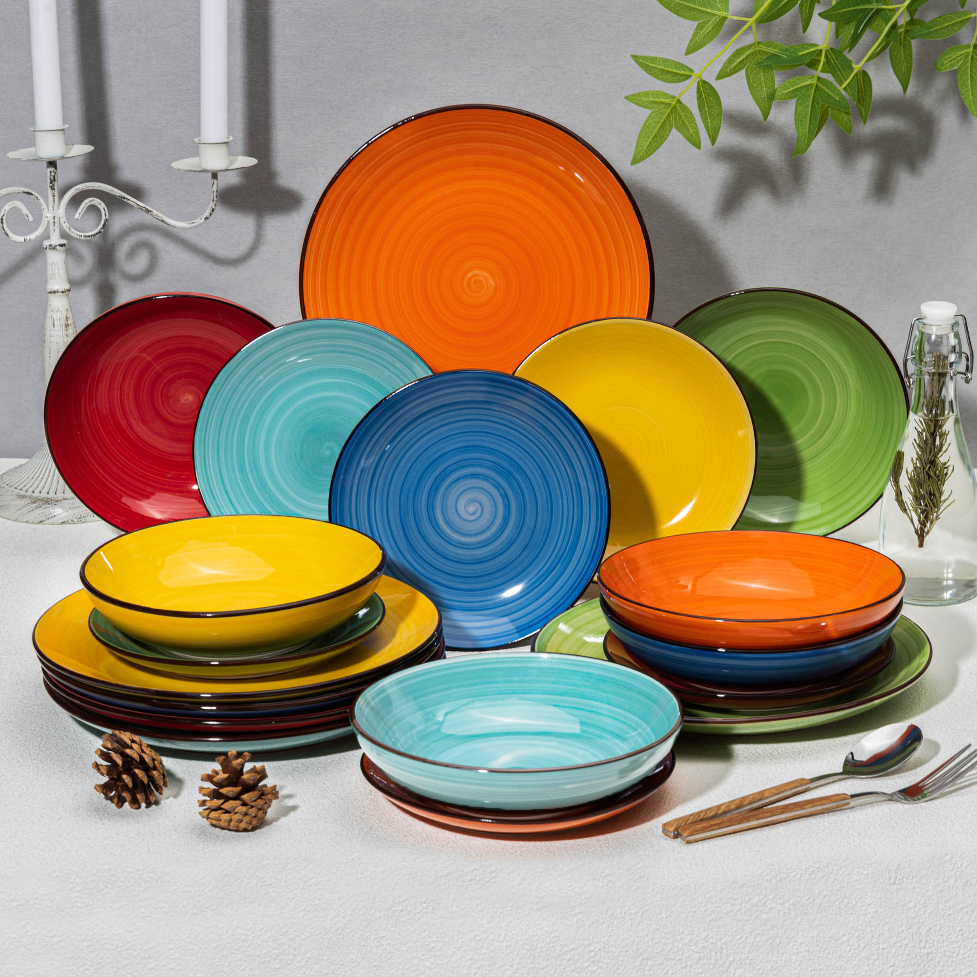 Latitude Run® Robillard Stoneware Dinnerware Set & Reviews | Wayfair
