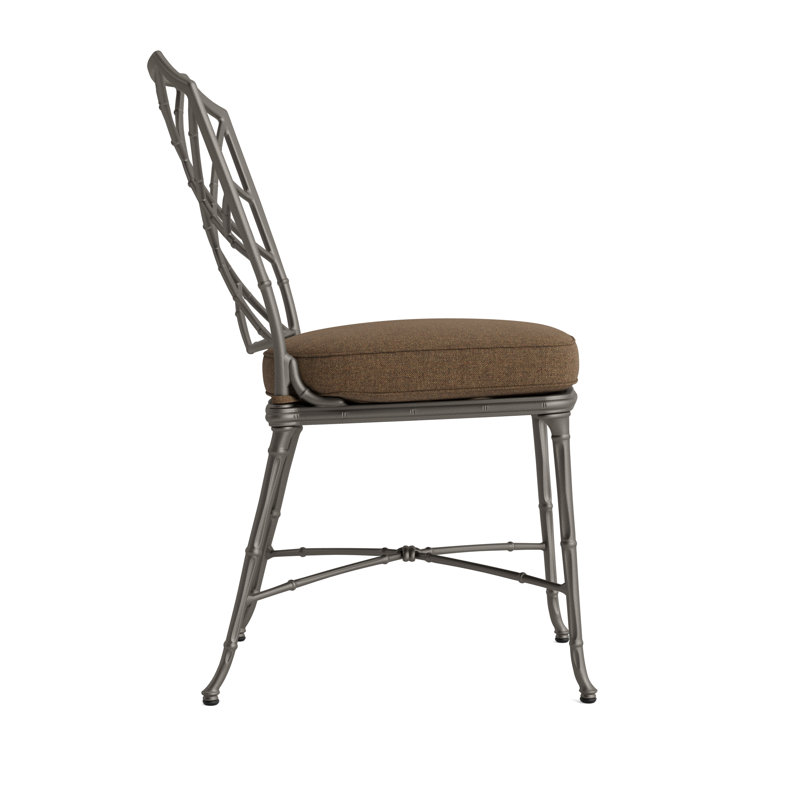 Calcutta Outdoor Dining Side Chair, Mica, Fusion Moccasian, Brown