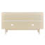 Modern 4-Door Sideboard With Convex Pattern Doors And 2 Silver Handle For Living Room, Dining Room, Kitchen-404672852