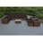 Konen Wicker 8 - Person Seating Group with Cushions - No Assembly-27685438-27685443