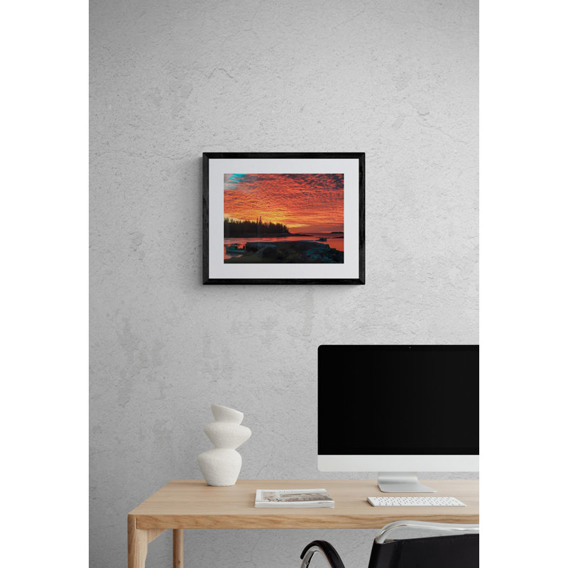 Sunrise Penobscot Bay Print by Tom Kostes
