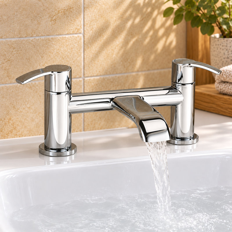 Hollow Deck Bath Shower Mixer Bath Filler