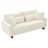 Aveline 80.3"  Modern Corduroy Upholstered Sofa Couch With Four Pillows-120555756