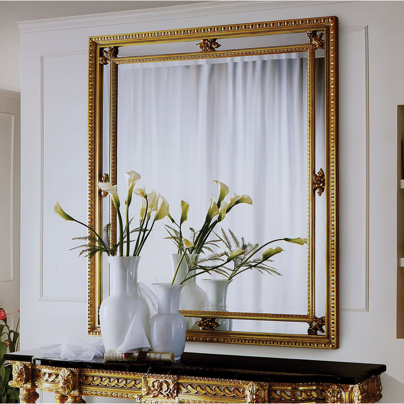 Ornate Traditional Beveled Accent Mirror