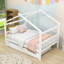 Lit double en bois avec lit gigogne simple et pieds centraux-1293218676-1293218679