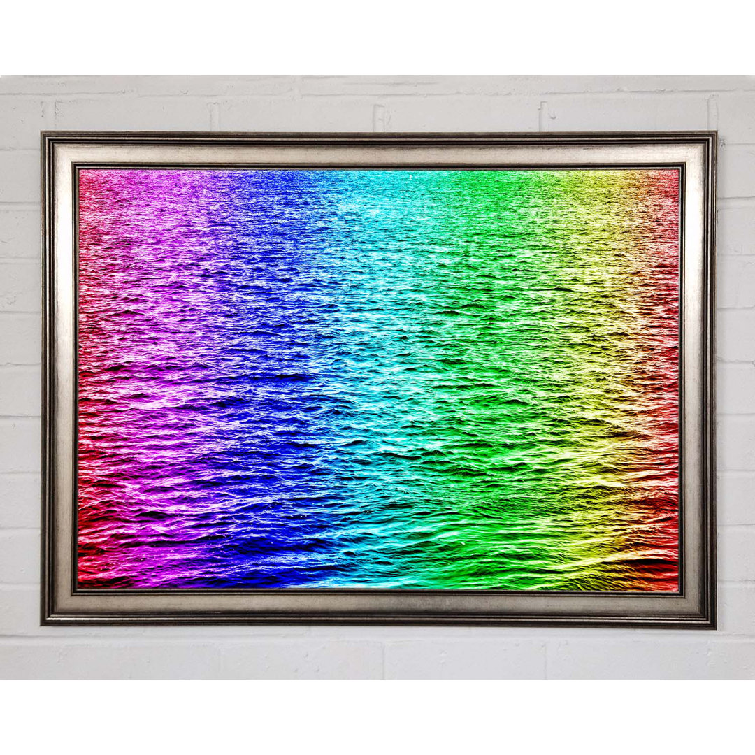 Gerahmtes Wandbild Rainbow Waters