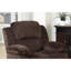 Fauteuil inclinable Living Space - Suède rembourré chocolat avec mécanisme moderne et structure en métal