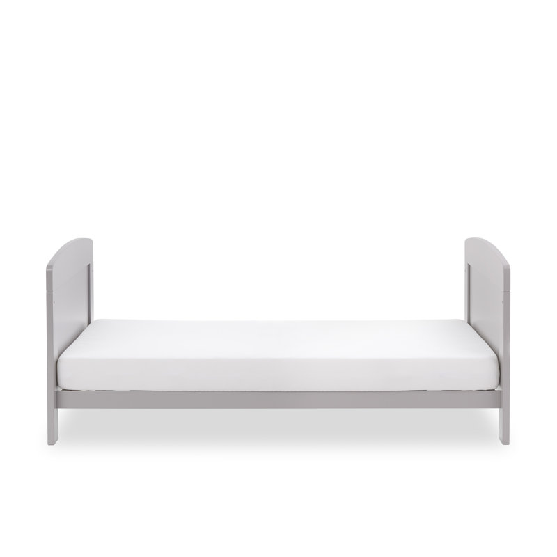 Grace Cot Bed 2-Piece Nursery Furniture Set, Warm Grey
