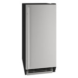 U-Line 15"W. 1 Class 55 Lb. Daily Production Clear Ice Machine - Stainless Steel