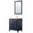 Daria 30'' Single Bathroom Vanity with Marble Top with Mirror-97873274-97873273-97873278