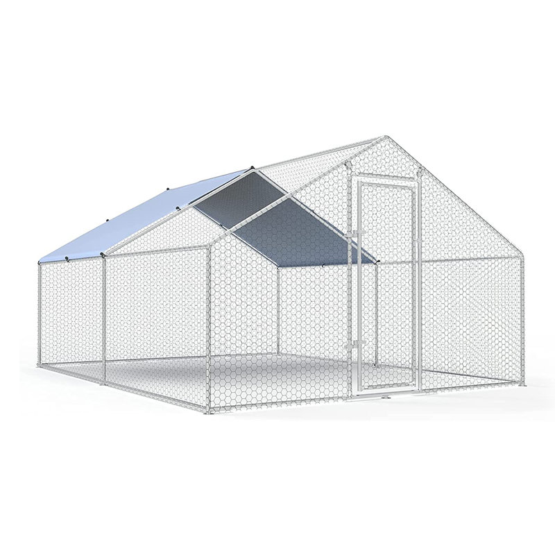 Poulailler avec ruisseau Evell, H 76,8 po x l 117,6 po x P 157,2 po