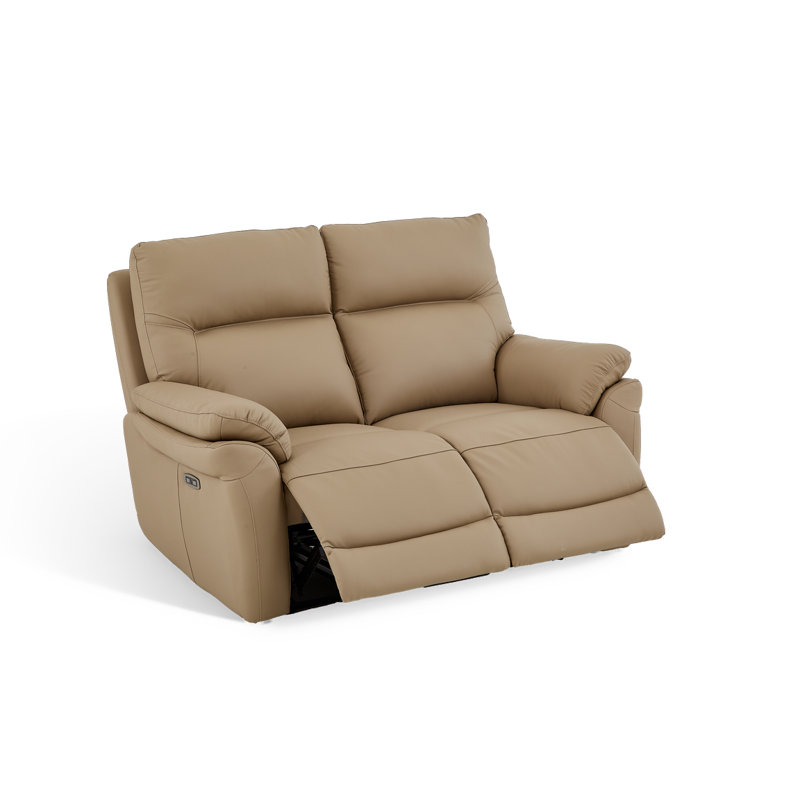 Hudgens 2 Seater Electric Reclining Sofa, Beige