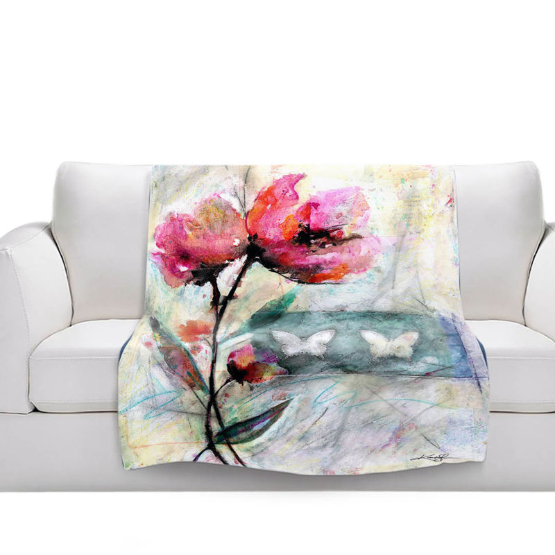 Couverture sherpa douce 2" dépiléy amour, l 51 po x L 60 po