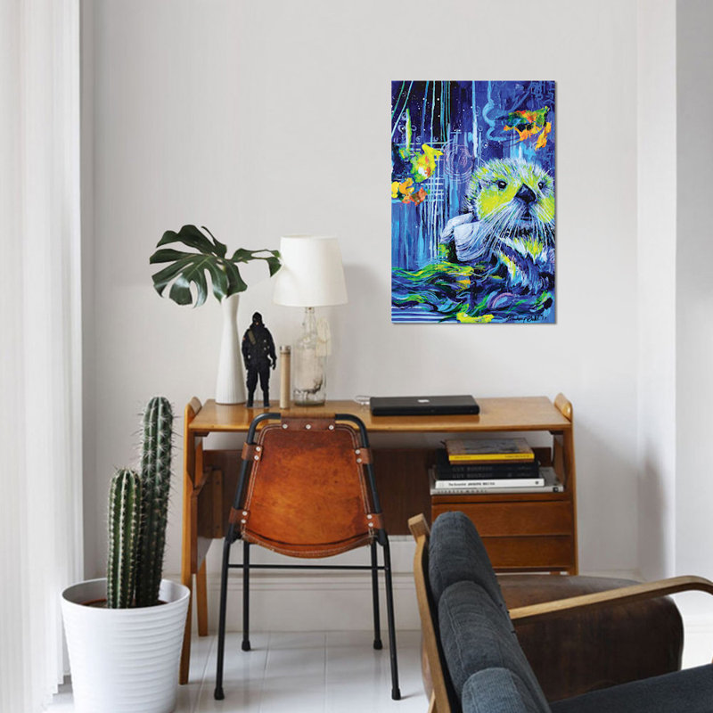 « henry », impression sur toile, H 18 po x l 12 po x P 1,5 po, Pas de tapis, Toile tendue