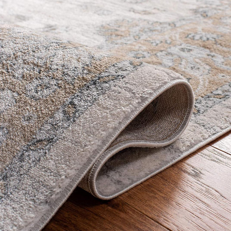 Aayat Performance Oriental Rug, Square 5'3"