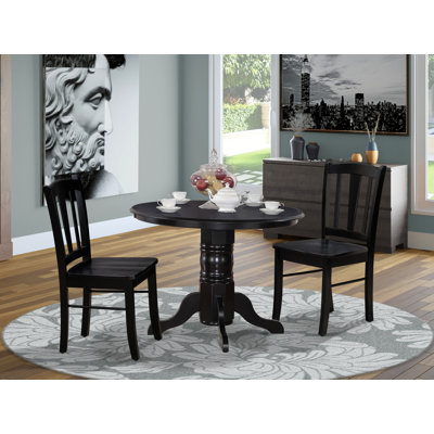 Solid Wood Dining Set by Red Barrel Studio