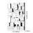 39.4" Glam Irregular Silver Decorative Frameless Earthquake Wall Mirror