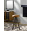 Oberon Upholstered Bar Stool with Metal Frame