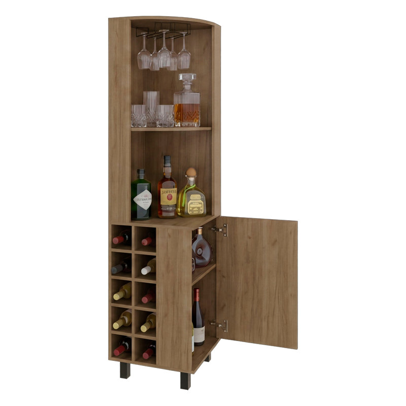 Armoire de bar Kingston, Chêne naturel