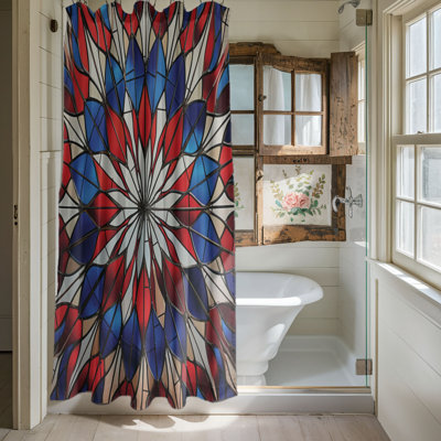 Rideau de douche standard 1 pièce RWB