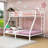 Twin XL Over Queen Bunk Bed With Ladders And Guardrails-77349038