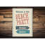Plaque en aluminium Beach Party-58217855