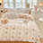 Microfiber Floral Print Comforter Set-110354018
